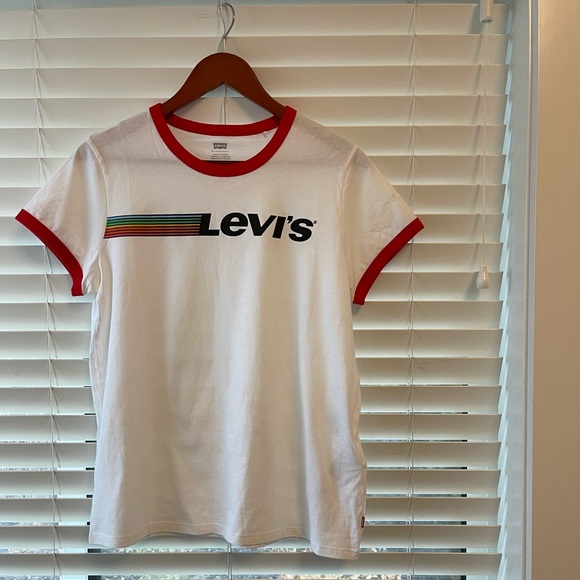 NEW Levi’s Rainbow Logo T-Shirt - Picture 2 of 6